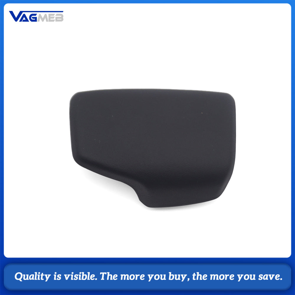 For Audi A4B9 Black Leather Selector Lever Handle Gear Shift Knob Lever Cover