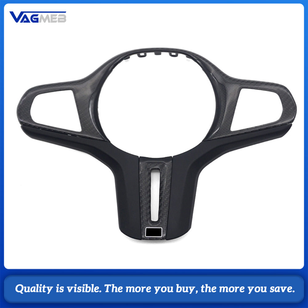 Suitable for carbon fiber steering wheel covers of BMW G20 G22 G26 G30 G32 G01G08 G42 F44 G80 G82 F90 M5 F95 G11 G12 G14 G15 G16
