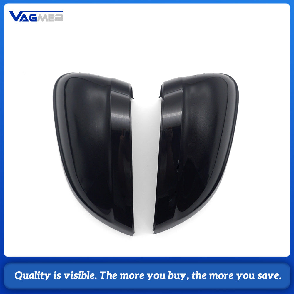 For Audi A4 B9 Black Mirror Shell For Lane Change Assist System Replacement Mirror Cover