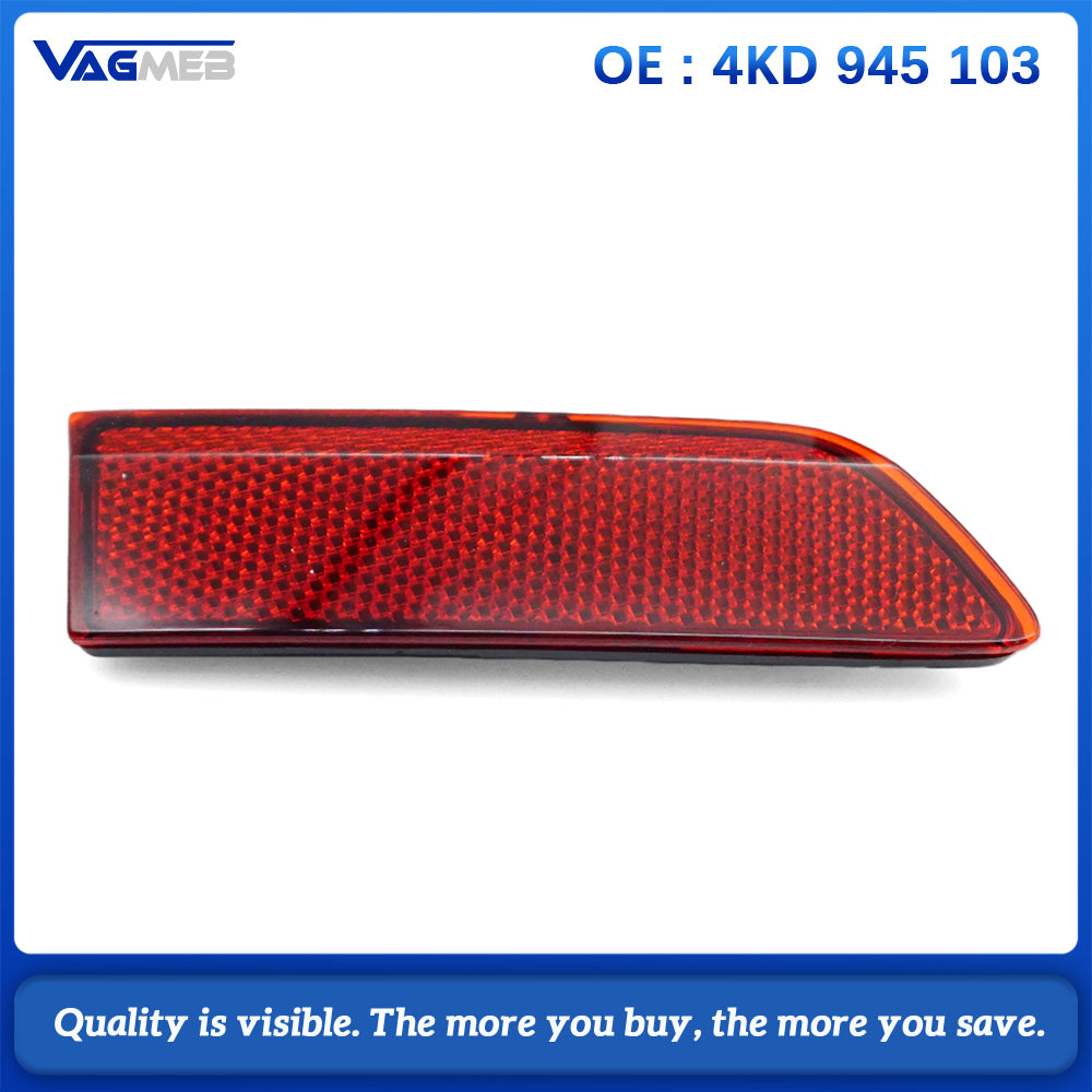 For Audi A6 C8 Sport 2019 2020 2021 2022 2023 2024 Rear Bumper Inner Side Reflector Car accessories 4KD 945 103