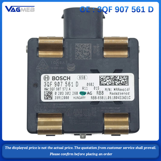 OEM ACC Adaptive Cruise Control Distance Radar Sensor For VW Passat B8 VARIANT Golf MK7 Skoda  3QF 907 561 D