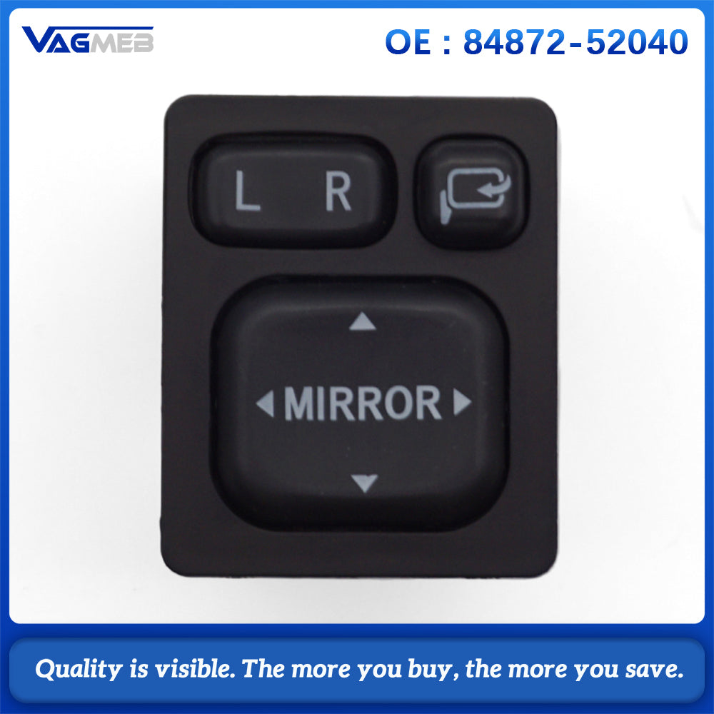 84872-52040 Suitable for Toyota rearview mirror adjustment switch, electric rearview mirror switch, car accessories