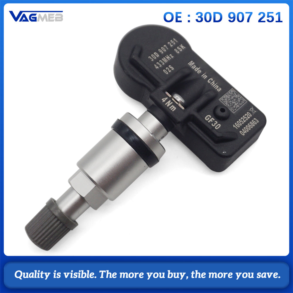 30D907251 TPMS 2 Tire Pressure Monitoring Sensor For Passat B8 Golf 7 MQB Platform Car Tire Pressure Sensor 30D 907 251