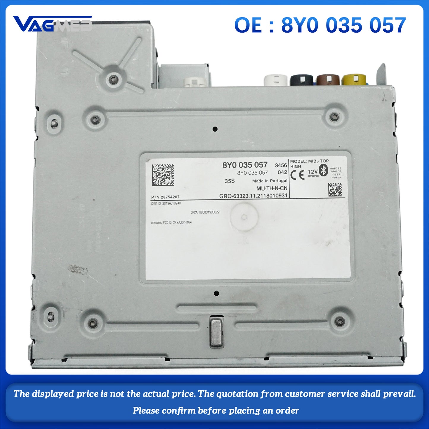 Suitable For Audi A38Y Audio Host, Navigation, Entertainment Host 8Y0 035 057