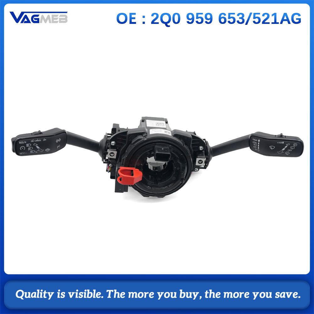 For VW Skoda Octavia POLO Steering Wheel Control Module Shift HandLever  2Q0 959 653 521AG