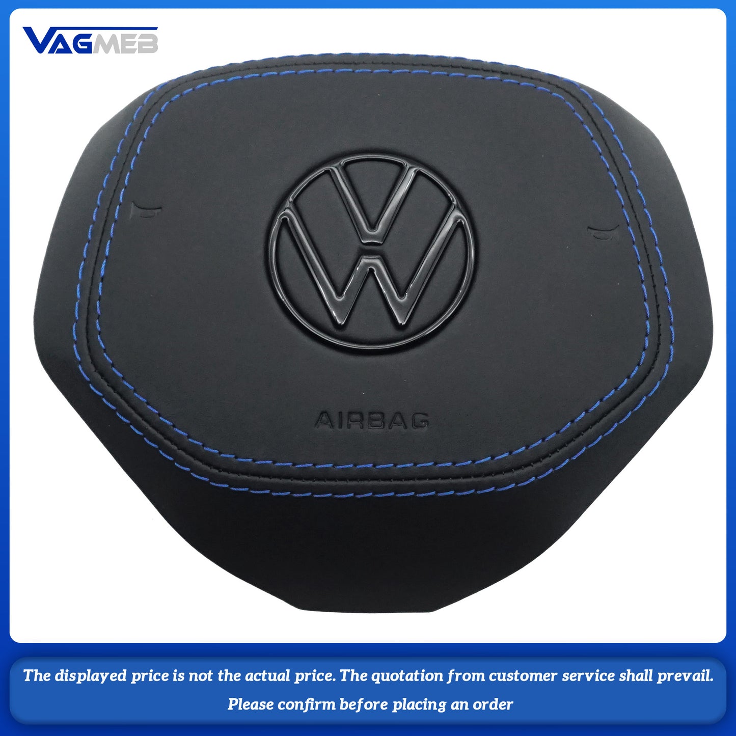 Steering wheel airbag cover multifunction steering wheel For VW CC