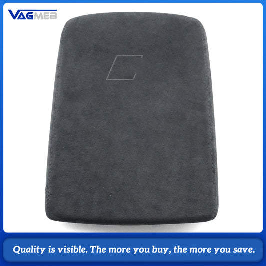 For Audi A4 A5 S4 S5 B9 Accessories Suede Car Trim Interior Armrest Box Shell Sheath Cover