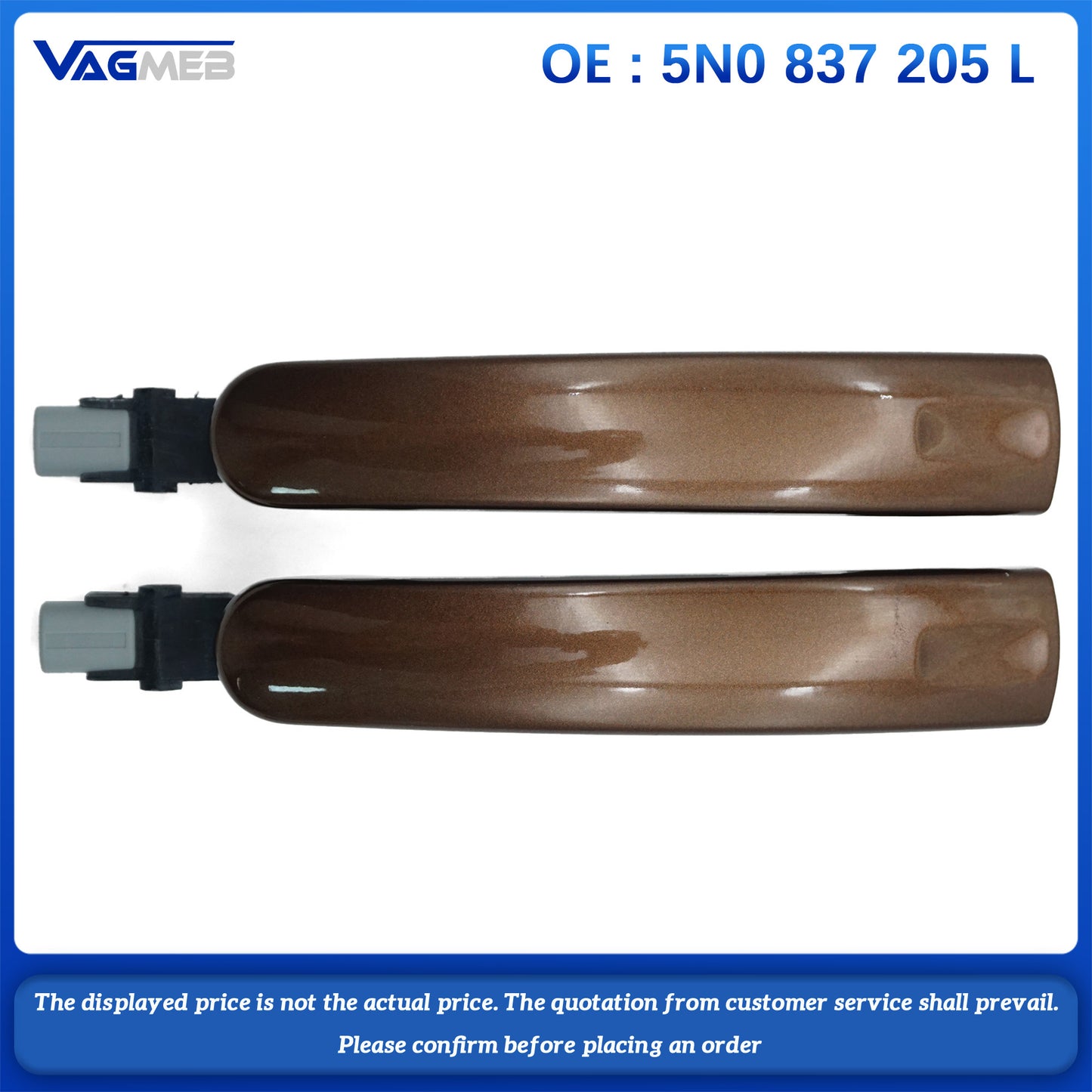 Car Comfort Access Exterior Door Handle For PQ 5N0 837 205 L