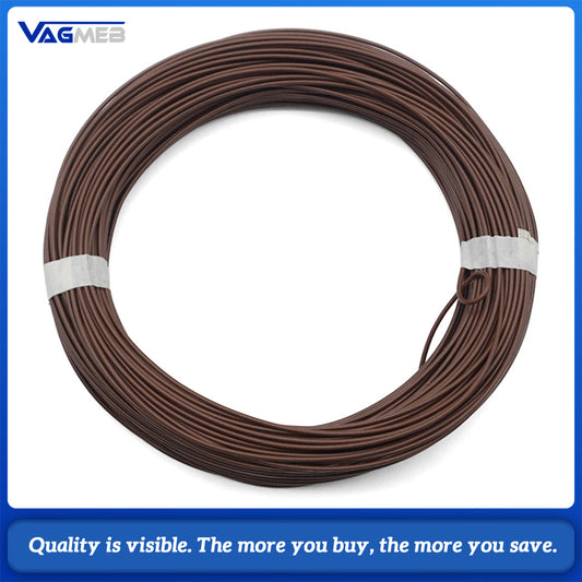 50M 0.75mm² Single Core Brown Electrical Wire Auto Car Wiring Cable
