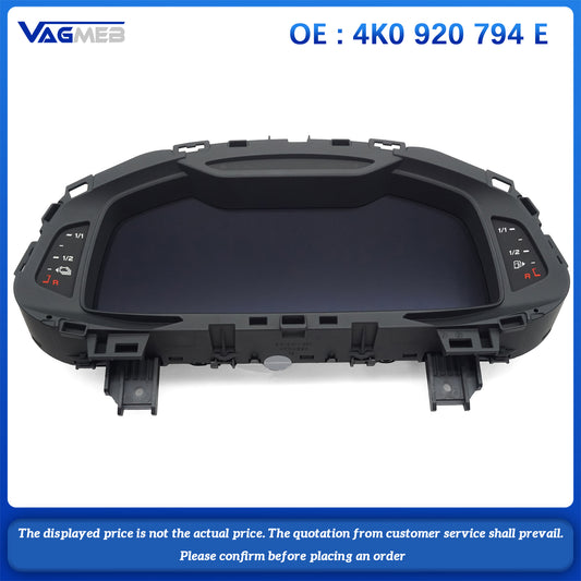 For Audi A6 C8  Virtual Cockpit LCD Instrument Panel  4K0 920 794E