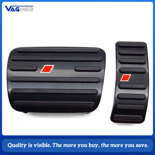 Brushed red, brushed black, red carbon fibre accelerator pedal for Audi A4 accelerator pedal S LINE