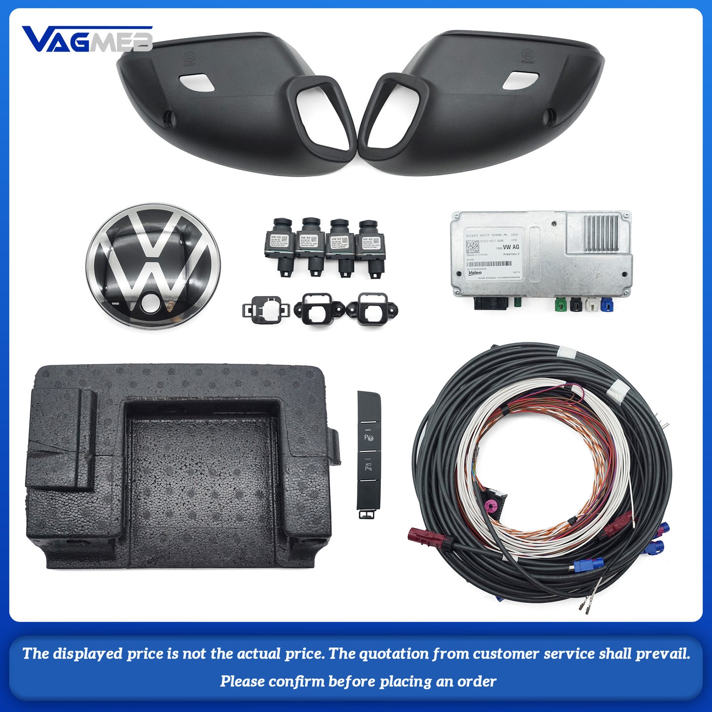 For VW 2019 Passat Variant B8.5 360-degree panorama