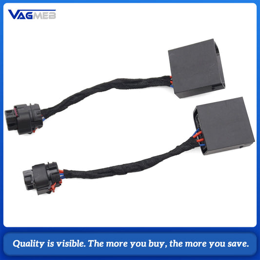 2x Retrofit facelift LCI Led Head light cable wire adaptor Loom For BMW G20 G30