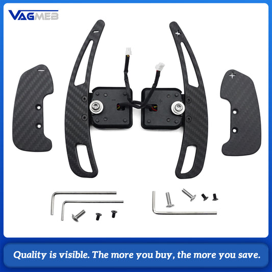 Steering Wheel Magnetic Shift Paddle For Audi A3 8V Carbon Fiber