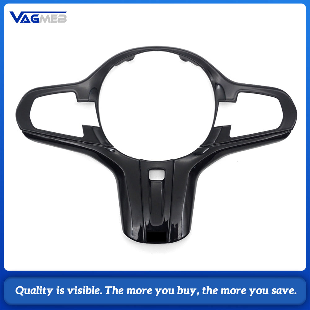 arbon Fiber Car Steering Wheel Panel Decoration Cover Trim For BMW 3 4 5 6 8 Series G20 G22 G26 G29 G30 G32 G15 G16 G01 G06