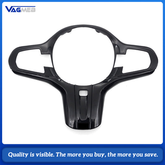 arbon Fiber Car Steering Wheel Panel Decoration Cover Trim For BMW 3 4 5 6 8 Series G20 G22 G26 G29 G30 G32 G15 G16 G01 G06