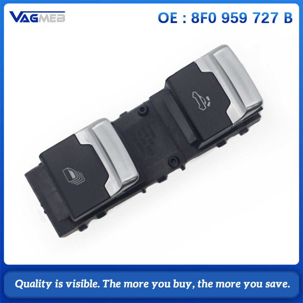 Center Console Convertible Roof Control Switch Replacement 8F0 959 727 B For Audi A5