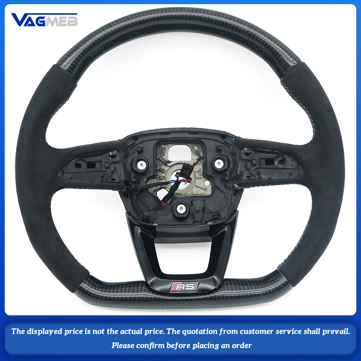 For Audi RS LOGO Q5 FY Q7 4M Q8  sports steering wheel with heating