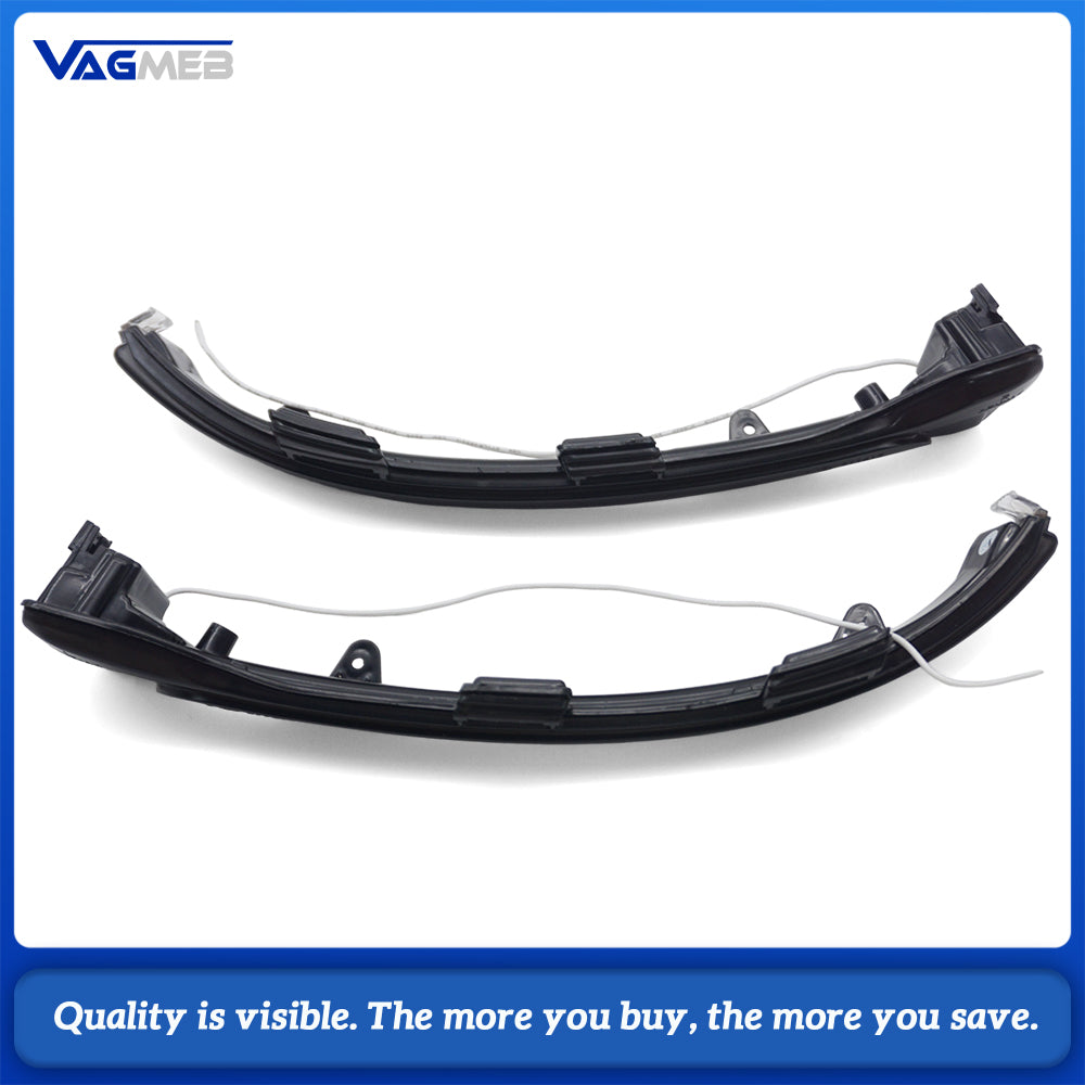 Car Gloss Pure White Rearview Mirror Cover With Letter Mark Wing Mirror Cap Replacement For VW Golf 7 MK7
