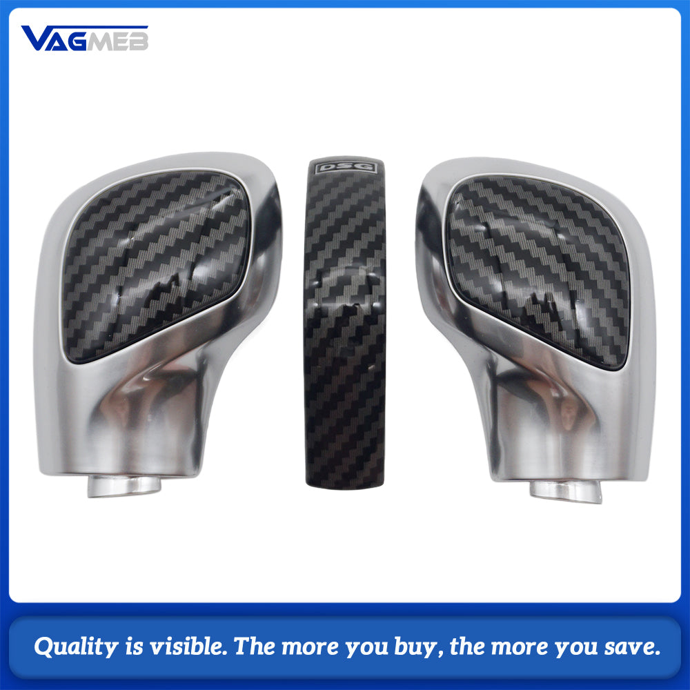 For VW Golf 6 7 R Dsg Gear Shift Knob Side Cover Gti Passat B7 B8 Cc R20 Jetta Mk6 Gli Dsg Emblem Gear Knob