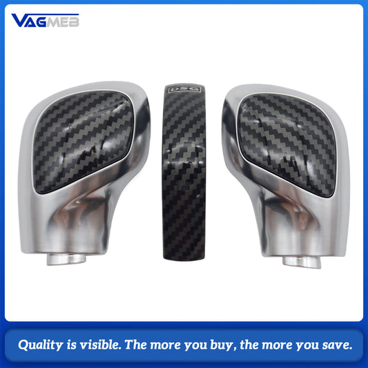 For VW Golf 6 7 R Dsg Gear Shift Knob Side Cover Gti Passat B7 B8 Cc R20 Jetta Mk6 Gli Dsg Emblem Gear Knob