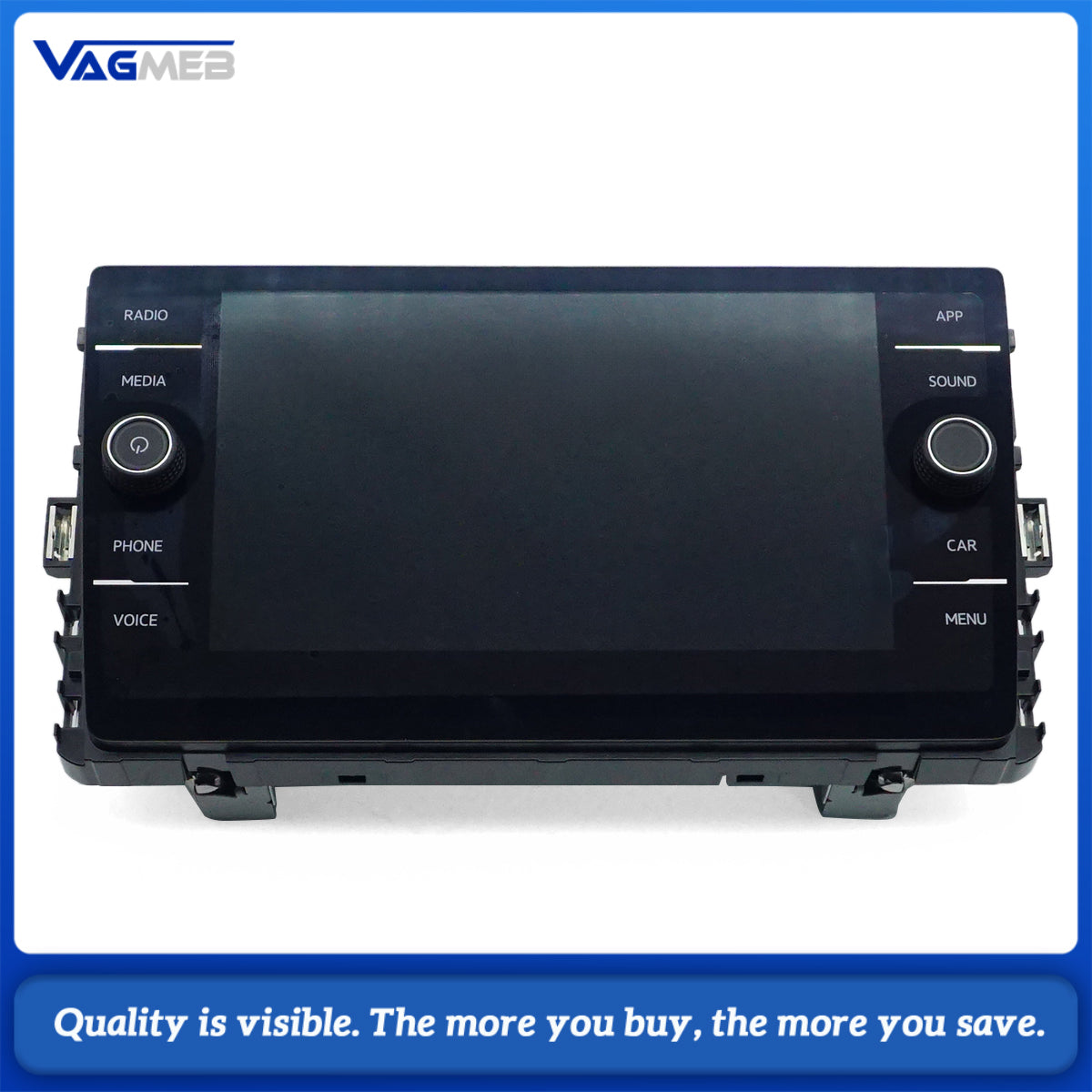 5NN 919 605 A 8 MIB Touch Screen Display Monitor For VW Tiguan MK2 AD1 Infotainment System Radio Head Unit