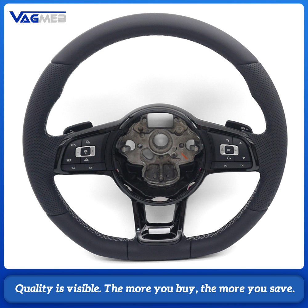 R R-Line Steering Wheel Assembly For  VW  VolkswagenCC Polo Golf 7 GTI Passat Tiguan Scirocco