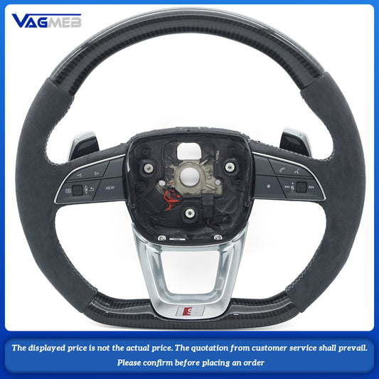 For Audi Q5 FY custom carbon fiber flat bottomed sports car steering wheel