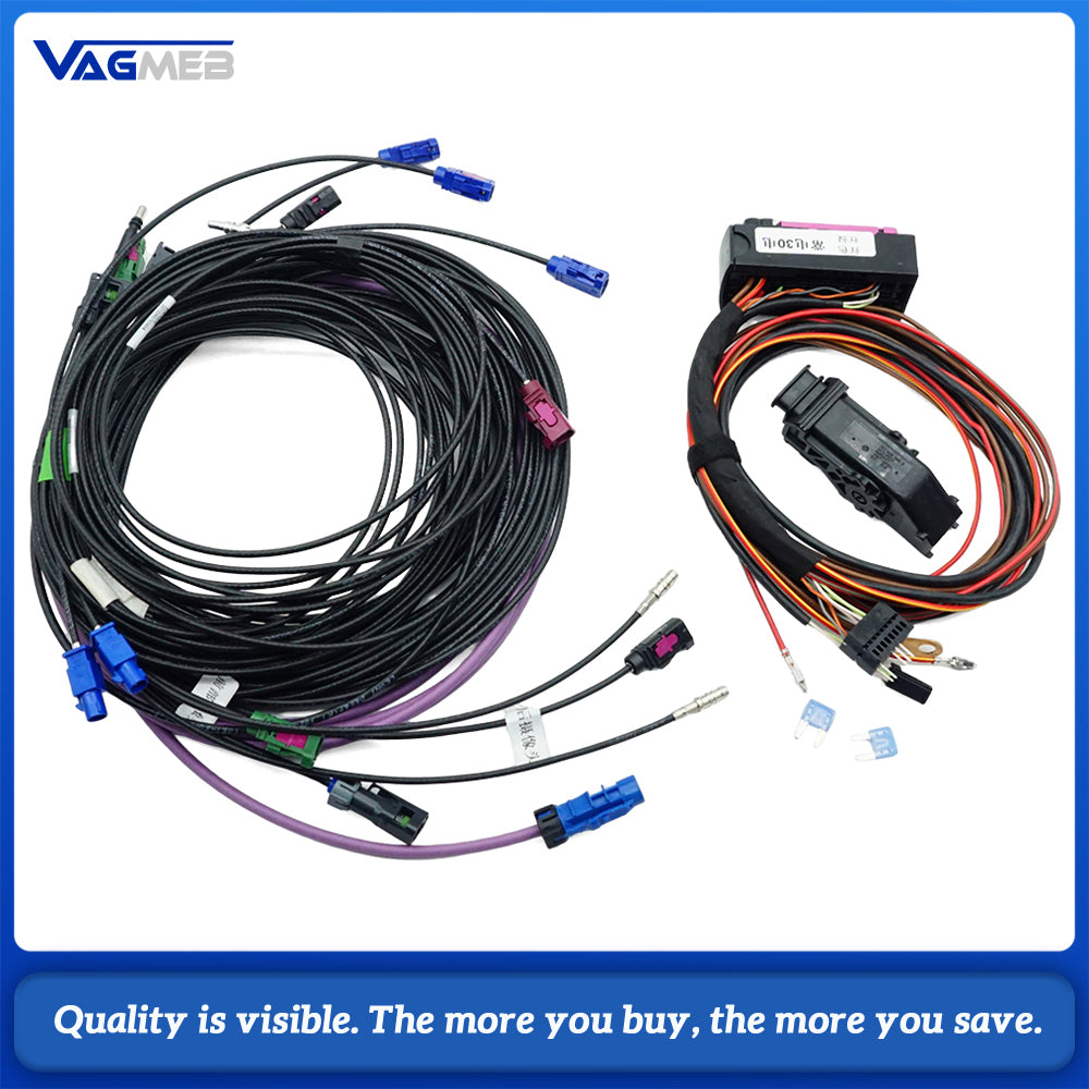 360 Surround View Camera Wiring Harness For Audi Q7 A6