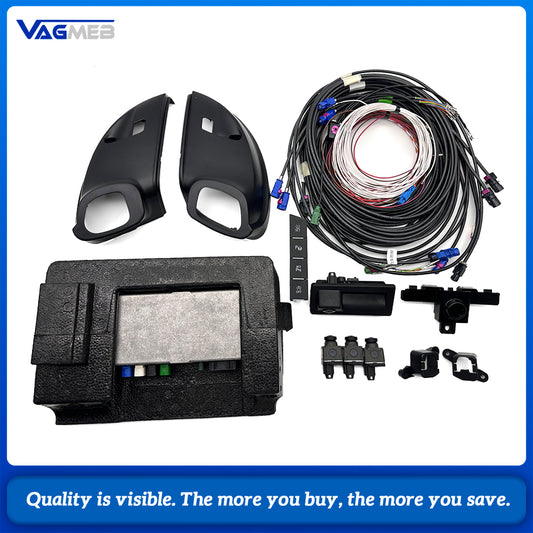 360 Degree Panoramic Bird View Camera System Full Kit For VW Tiguan L R-Line, Car All Round View Camera Set
