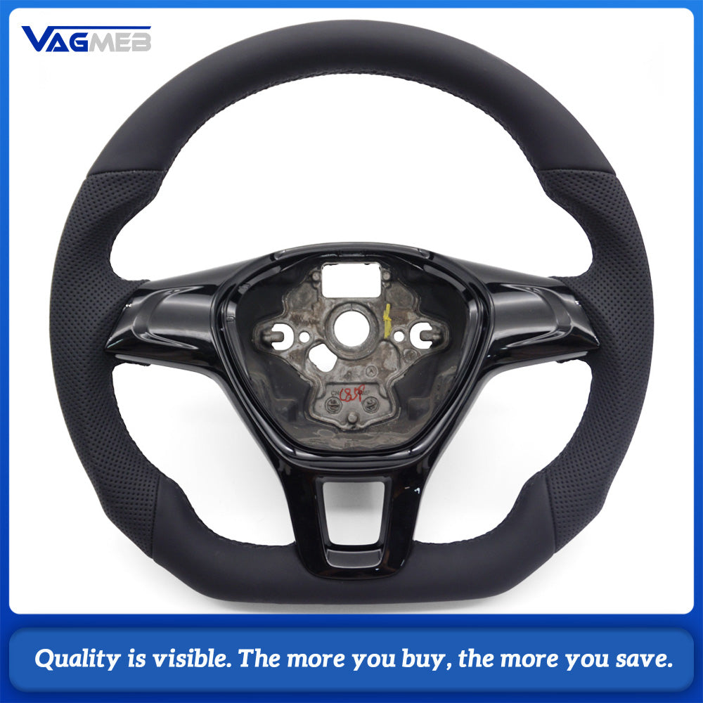 Semi Perforated Sports Steering Wheel,For VW GOLF 7 MK7 Transporter T6
