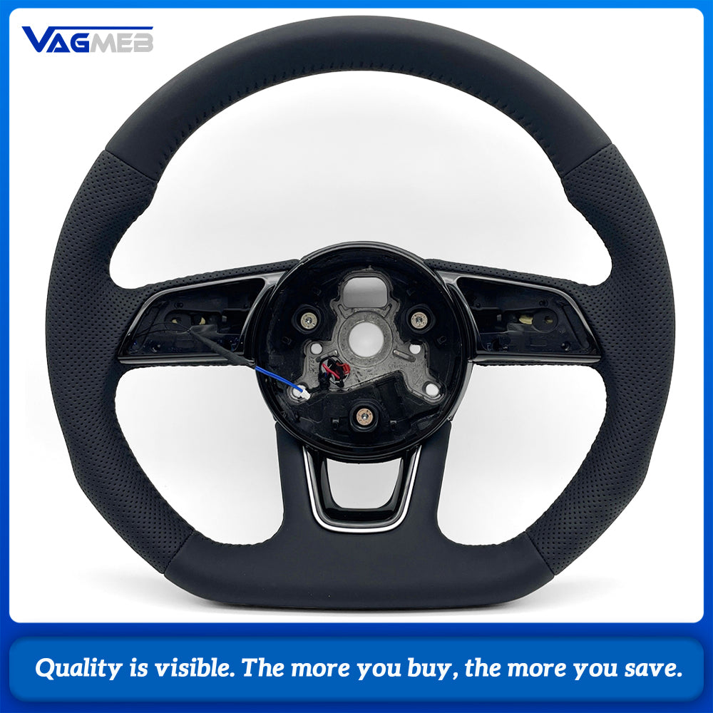For Audi A4 B9 Punching Multicolor line steering wheel with heating