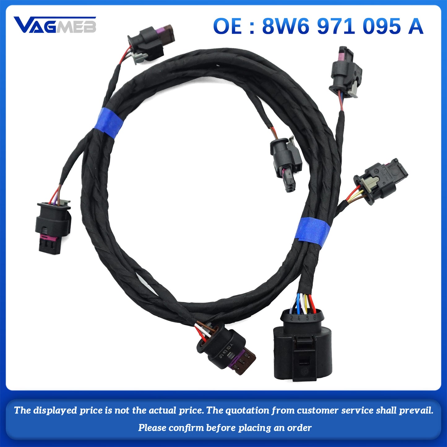 For Audi A5 S5 Bumper wiring harness  8W6 971 095A