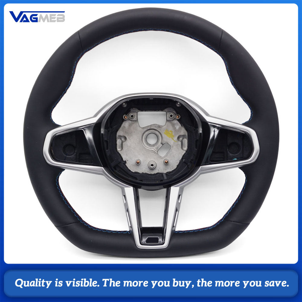 Leather CS Steering Wheel for BMW G80 G81 G82 G01 G02 G05 G06 G15 G20 G21 G22 G26 G30 G32 Upgrade G Series Sport Racing Wheel