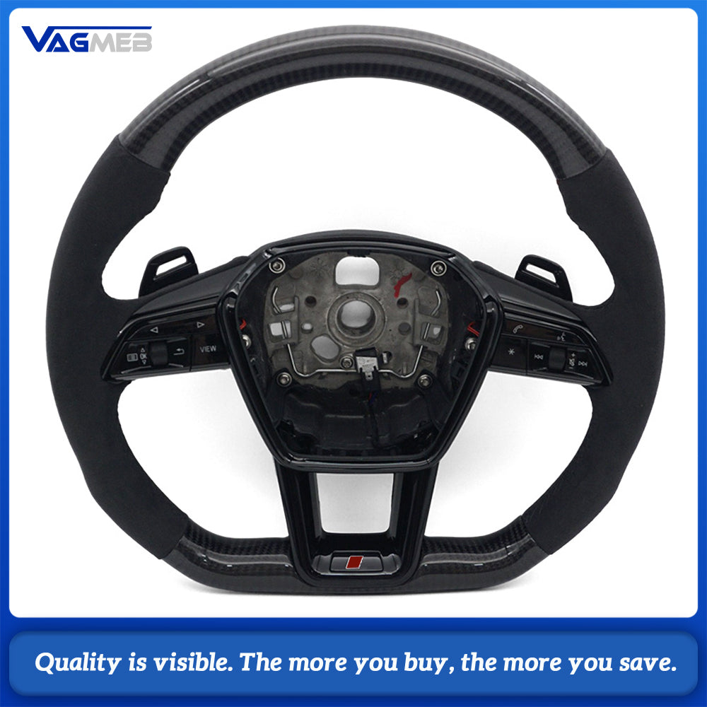 For Audi A6C8 High-end carbon fiber perFormance steering wheel