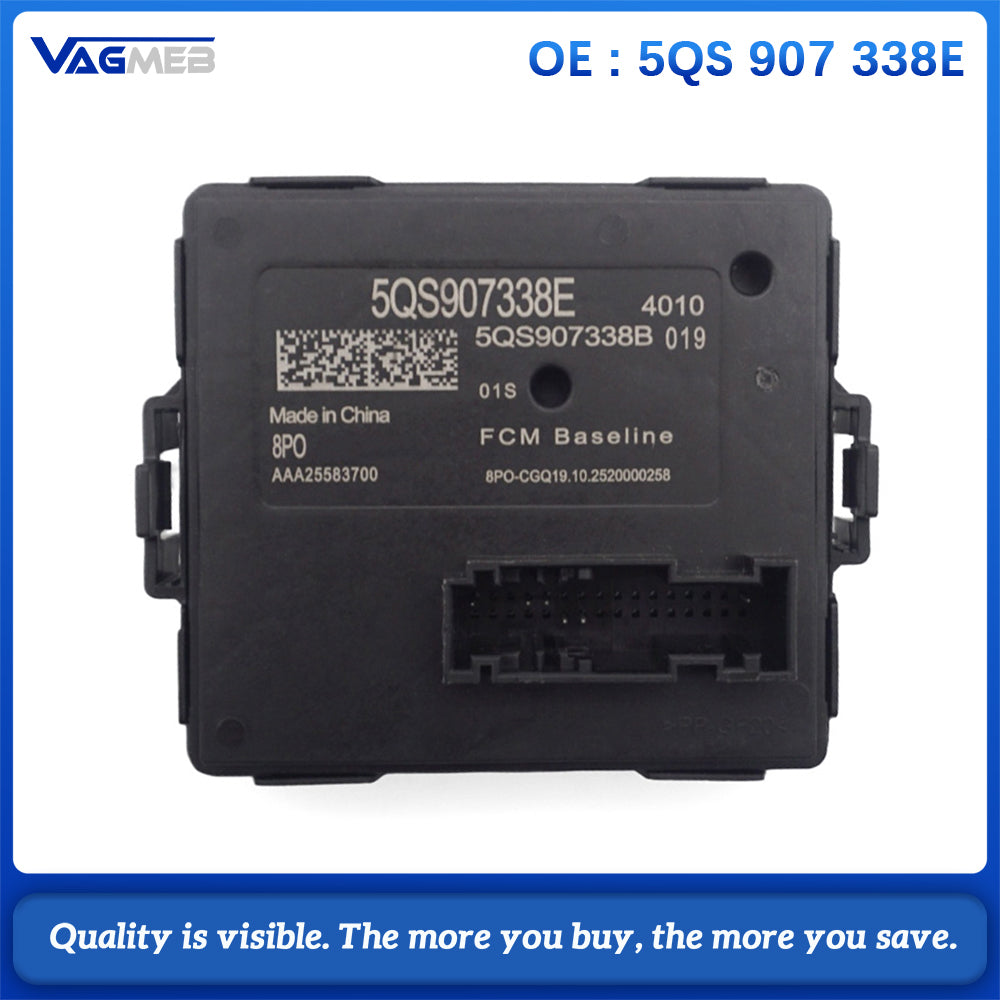 For VW New PassatTiguanGolfAudi A3 headlight steering and adjustment lighting distance control unit 5QS 907 338E