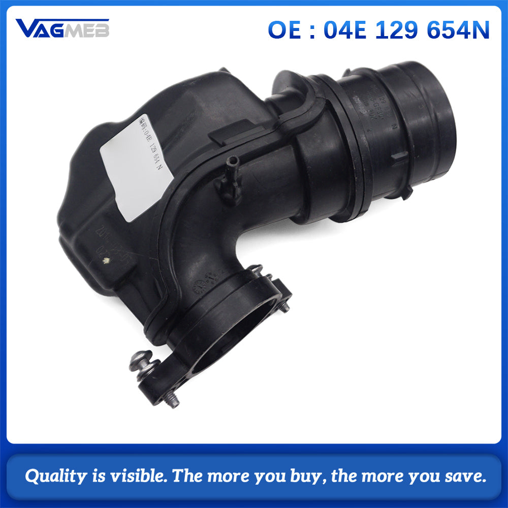 Air Intake Duct Hose OE 04E129654N For VW Audi 1.4T Engine Ventilation Pipe Replaces 04E129654C
