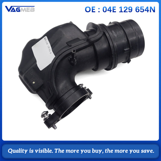 Air Intake Duct Hose OE 04E129654N For VW Audi 1.4T Engine Ventilation Pipe Replaces 04E129654C