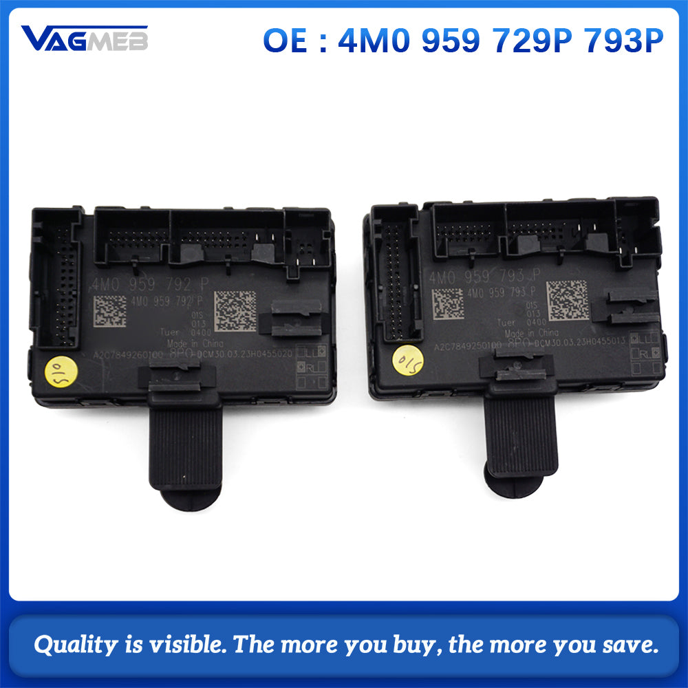For Audi Q4 E-TRON Electric Folding Rearview Mirror Window Lift Control Module 4M0 959 729P 793P