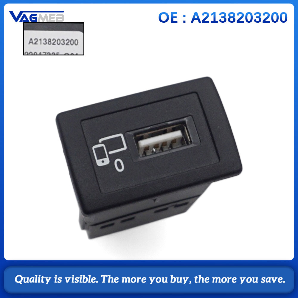 Car USB Port Connection Control Unit Interface Module Replacement Part A2138203200 For Mercedes-Benz E-Class CLS AMG GT