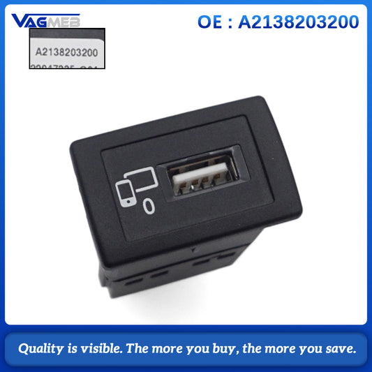 Car USB Port Connection Control Unit Interface Module Replacement Part A2138203200 For Mercedes-Benz E-Class CLS AMG GT
