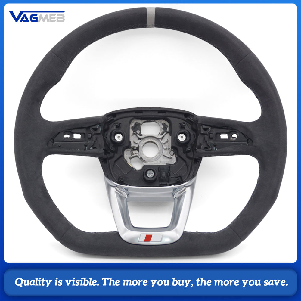 Suitable for Audi Q5 Q7 Q8 RS7 fully furry steering wheel