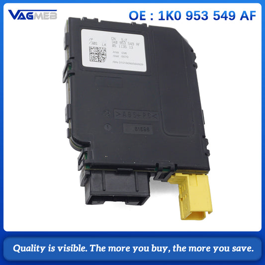1K0 953 549AF Steering Column Control Module Steering Angle Sensor Unit, Compatible with For VW Golf MK5 MK6 Jetta Tiguan Touran Skoda Octavia Audi