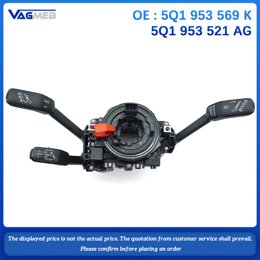Steering column combination switch multi-function switch suitable For vw 5Q1 953 569 K 5Q1 953 521 AG