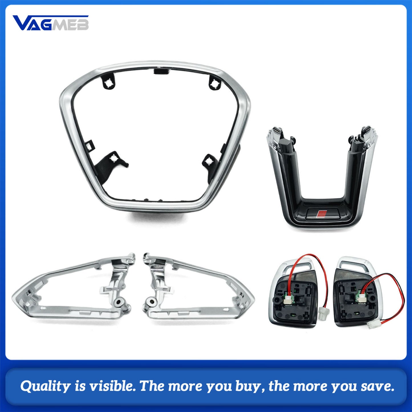 teering wheel rack, adaptive button rack, steering accessories, and automotive parts suitable For Audi A6C8