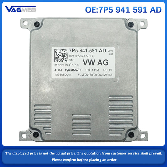 LED Headlight Control Unit Power Module  For VW Golf Seat Skoda 7P5 941 791AD