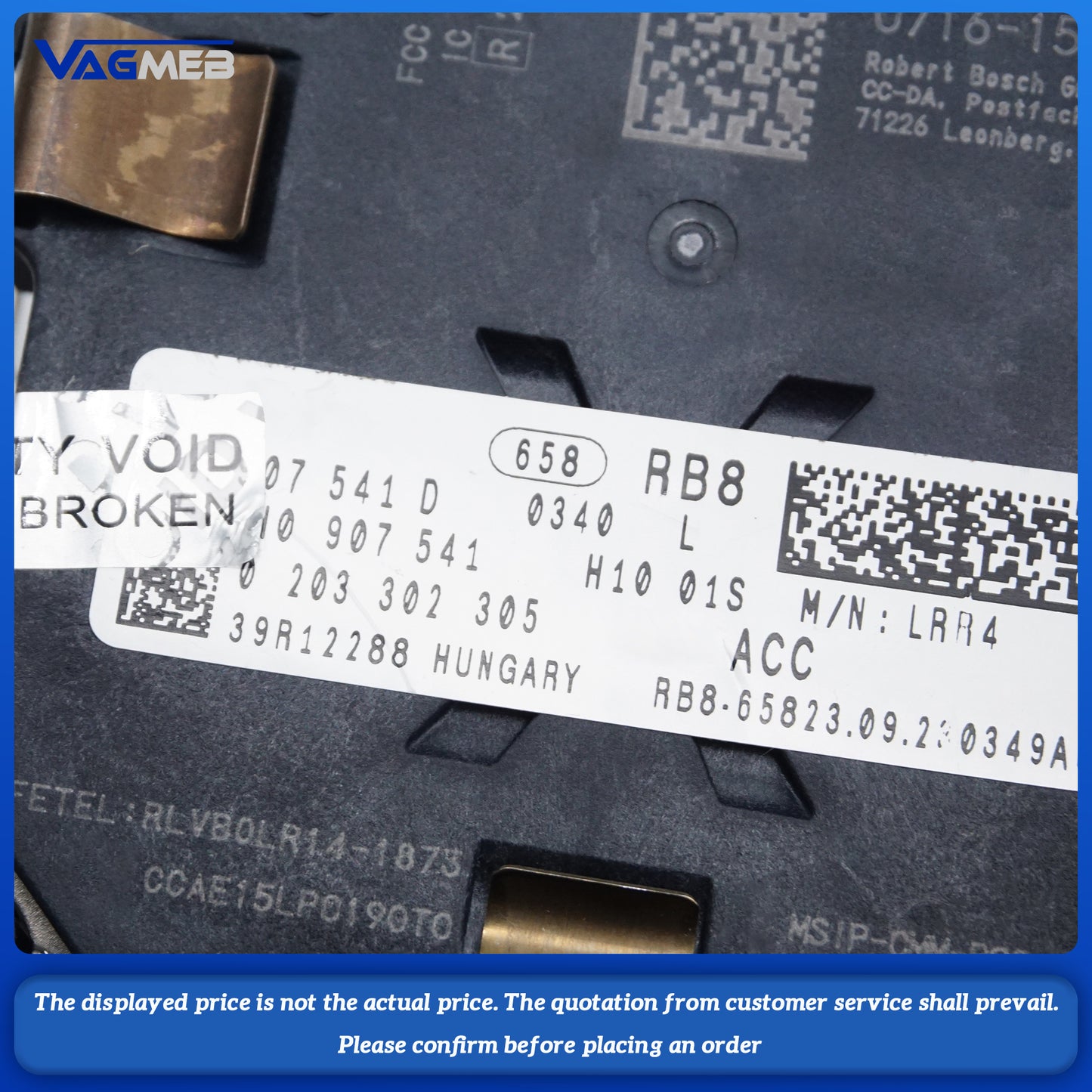 For Audi A4B9 2016 Adaptive Cruise Control ACC Upgrade Kit