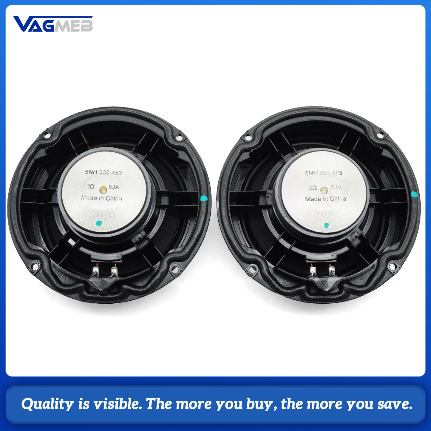 High-Quality Genuine New Premium Dynaudio Fiber Optic Sound System Subwoofers Set For VW Tiguan MK2 2023