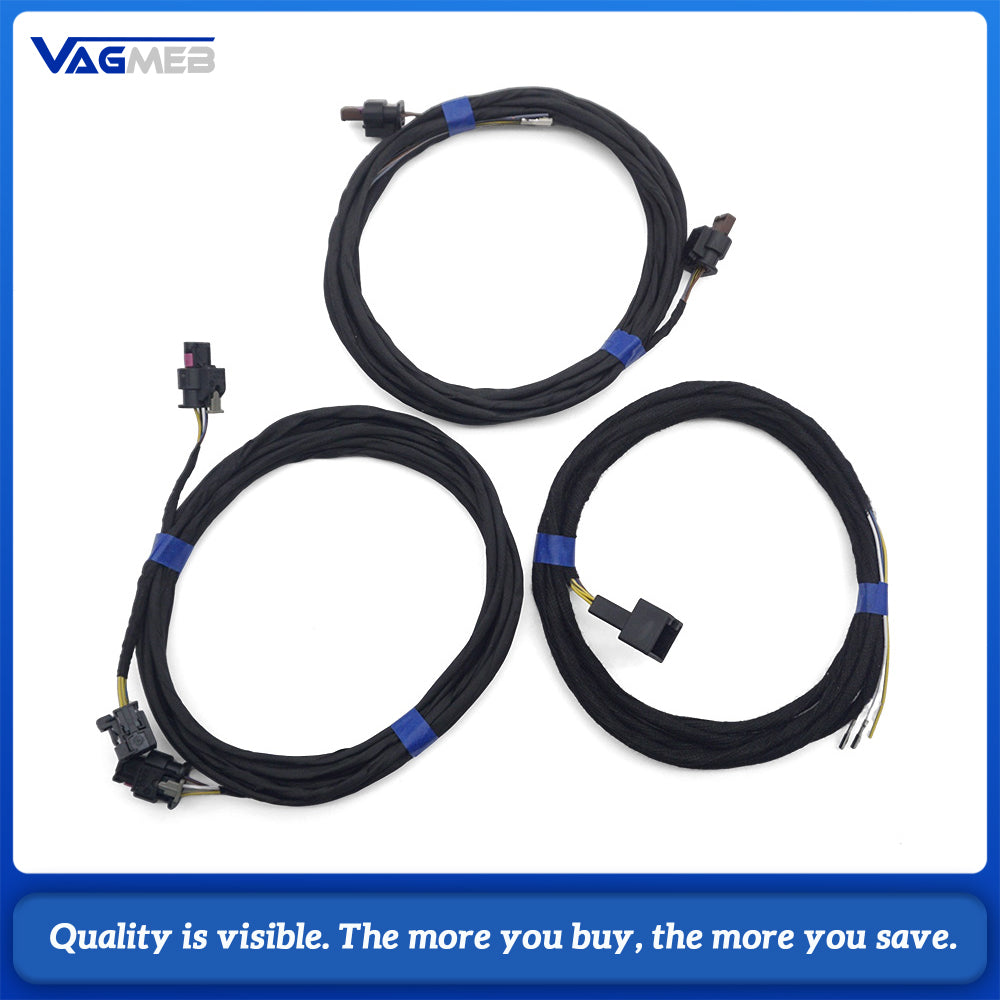 For Audi RSQ8 8 Sensor Upgrade To 12 Ultrasonic Parking Radar Complete Retrofit Kit Front Rear Surround PDC System