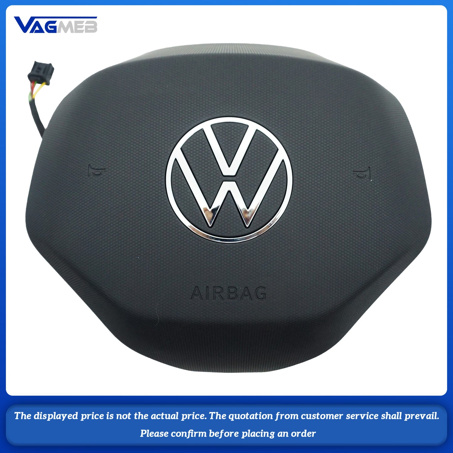 Steering wheel airbag cover multifunction steering wheel For VW Golf MK 8